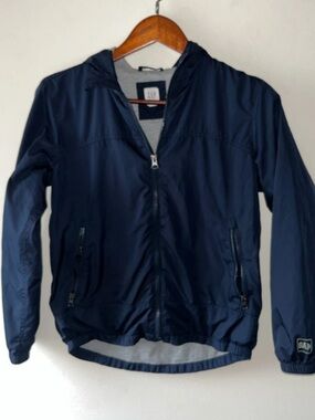 GAP Navy Hooded Lightweight Jacket